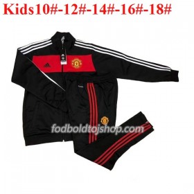 Manchester United 2020-2021 Børn Træningsjakke Dragt M001